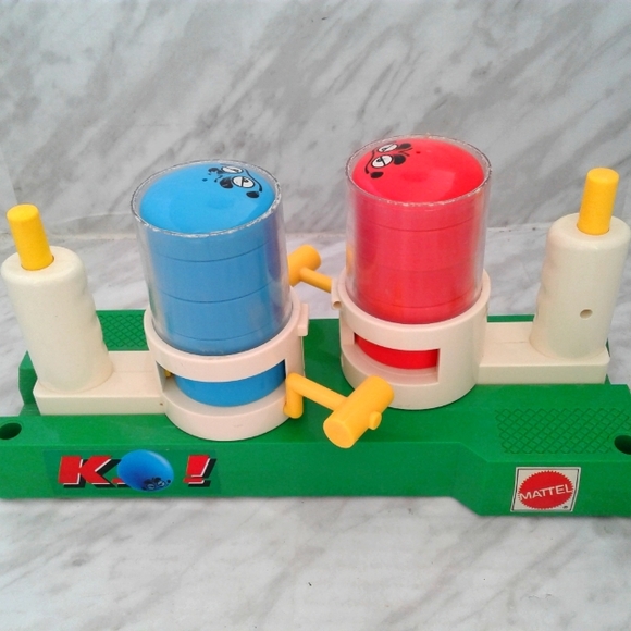 Mattel K.O! Game Vintage 1988 Fighting Action Thumb War Board Battle KO Japan - Picture 1 of 5